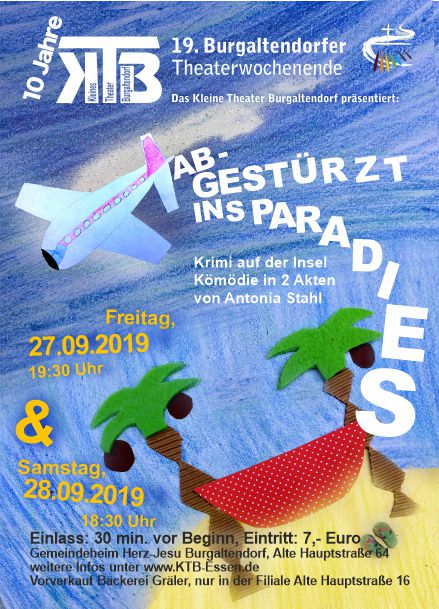 Plakat Abgestürzt ins Paradies