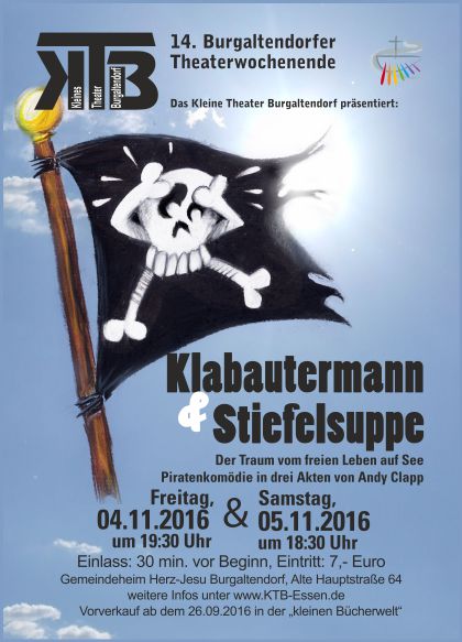 Plakat Klabautermann und Stiefelsuppe